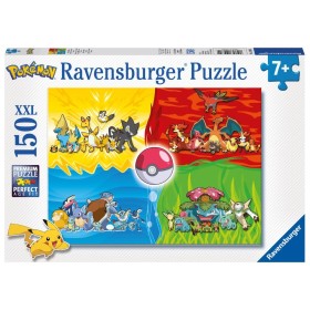 Ravensburger - Puzzle diferite tipuri de Pokemoni 150 piese XXL Ravensburger - 1